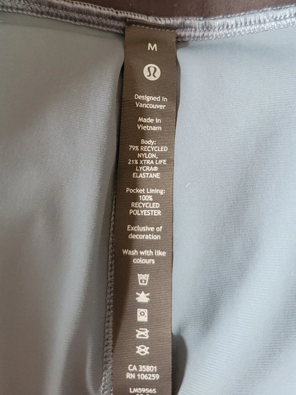 Lululemon Surge Jogger Men Tapered Run Pant Steel Blue Sz M Athleisure Workout